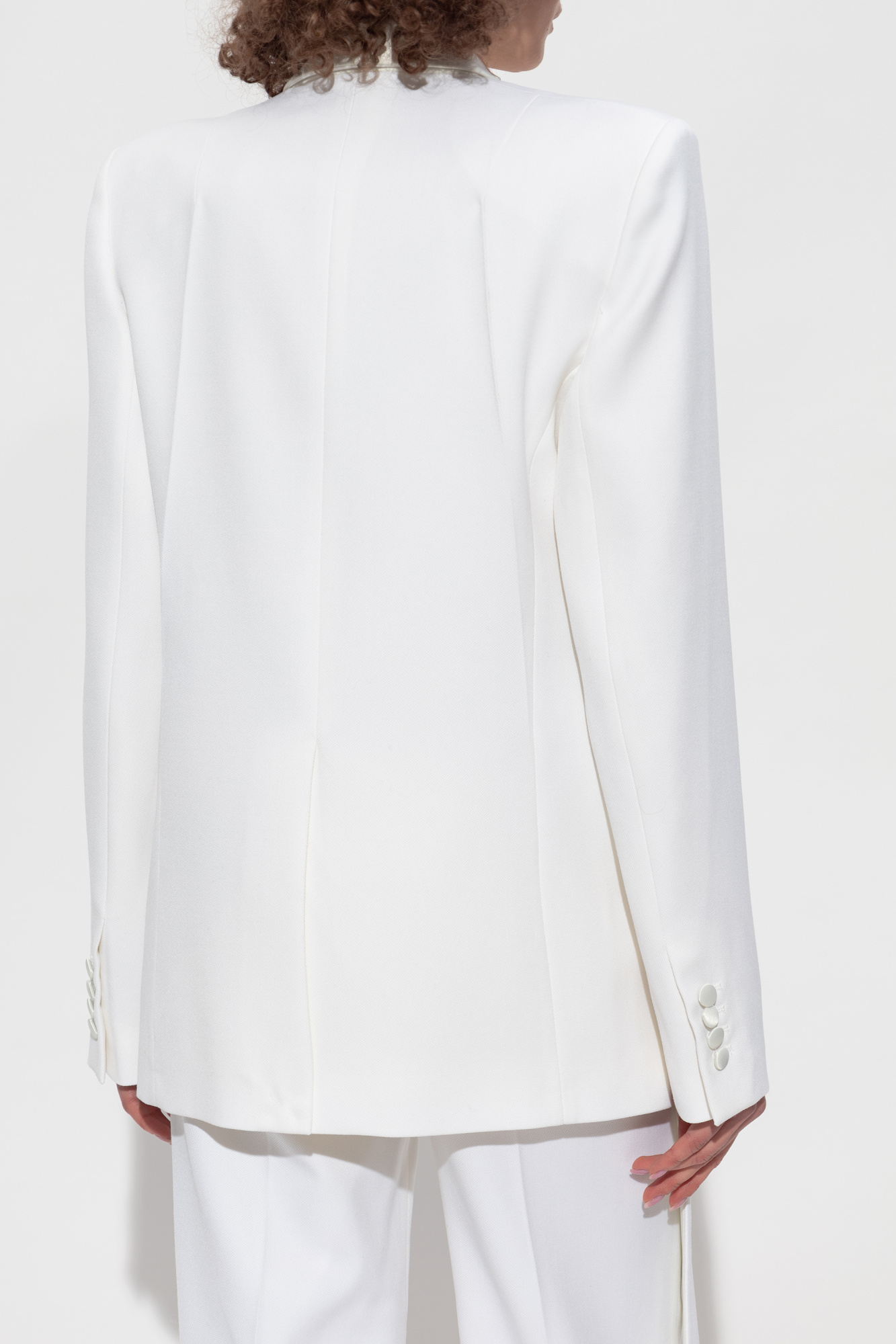 【12月スーパーSALE 15％OFF】 Trim Wool with Blazer White Victoria AS Vitkac - Beckham ジャケット・アウター